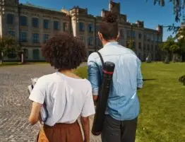 Future designers on their way to the university