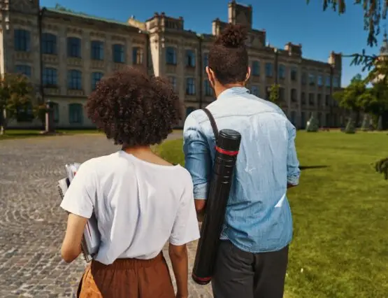 Future designers on their way to the university